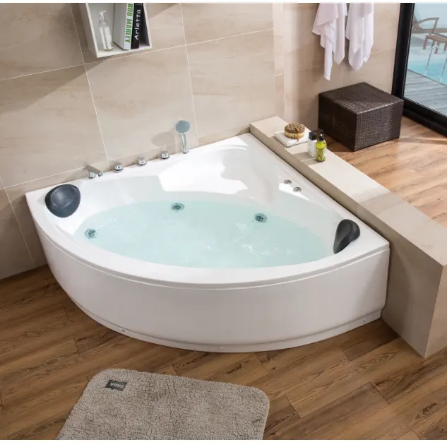Corner Massage bathtub with Multi Functional Acrylic Jacuzzier Hot Tub Bathtubs & Whirlpools