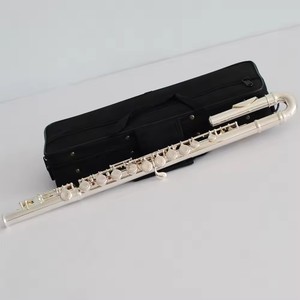 <span class=keywords><strong>Flauta</strong></span> Dulce Plateada de Fábrica, Instrumento de Concierto, <span class=keywords><strong>Flauta</strong></span> <span class=keywords><strong>Curva</strong></span> - Product Image 3