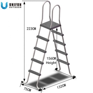 Échelle de <span class=keywords><strong>piscine</strong></span> <span class=keywords><strong>hors</strong></span> <span class=keywords><strong>sol</strong></span> robuste pour piscines de 122 cm, 132 cm et 150 cm - Product Image 1