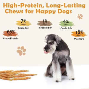 Friandises pour chiens fiables, biologiques, riches en protéines, à base de viande pure, sans colorants ni arômes artificiels, pour la santé dentaire, adaptées aux animaux de compagnie, hôtels, cliniques - Product Image 3
