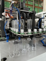 Máquina Sopladora de Botellas PET Automática de Boca Ancha con 2 Cavidades y Motor PLC, Alto Rendimiento y Ahorro de Energía para Envases de Alimentos