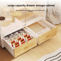 Villa para Gatos de Madera Sólida de 3 Niveles, Estilo Moderno y Lujoso, Transpirable para Invierno y Verano, Casa para Mascotas de Interior, Tamaño Personalizable, Jaula Cerrada para Gatos