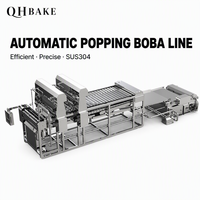Ligne de production professionnelle de boba éclatante pour usine de confiserie, équipement automatique de fabrication de boules de jus