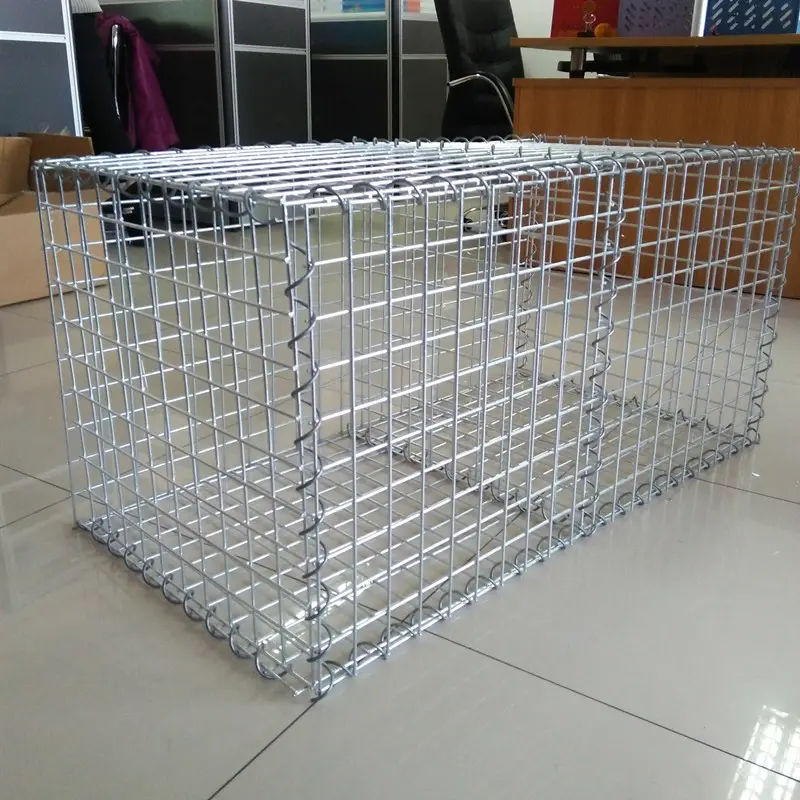 Caja de gaviones y cesta de gaviones, 2x1x1m