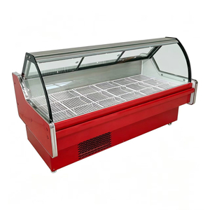 Vitrine réfrigérée commerciale à refroidissement direct avec éclairage LED, 2 portes, pour boucherie - Product Image 4