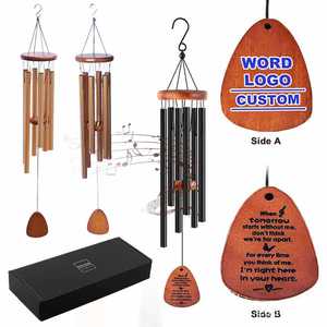 YY1206 Custom Aluminum Sympathy <strong>Wind</strong> <strong>Chimes</strong> Mom Gifts Decorative <strong>Wind</strong> <strong>Chimes</strong> Outdoor House Memorial <strong>Wind</strong> <strong>Chime</strong> Christmas Gift - Product Image 1