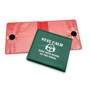 Porte-documents d'immatriculation de voiture <span class=keywords><strong>transparent</strong></span> personnalisé 2 poches porte-documents de moto en PVC - Product Image 2