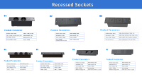 En stock - Multiprise avec ports USB - 3 ports USB - Prise standard britannique - Barre d'alimentation 3000W 13A avec