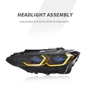 Лазерная фара для BMW 4 серии G22 <span class=keywords><strong>G23</strong></span> G80 G82 M3 M4, 12 В, новые лазерные передние фары, желто-белые передние фары, Модифицированная Лампа 6000 К - Product Image 2