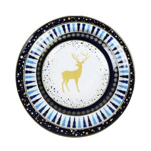 Plato pequeño de porcelana decorativa para el desayuno para niños, plato pequeño de 6,5 pulgadas, <span class=keywords><strong>2022</strong></span>, para Navidad - Product Image 3