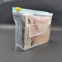 Fournisseur chinois d'usine, sacs en plastique LDPE écologiques, imprimés sur mesure, avec glissière, pour le bureau