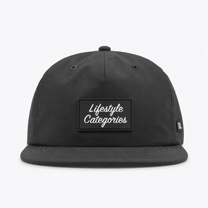 Wholesale Custom Logo Vinyl Sports Cap 5-Panel Breathable <b>Waterproof</b> Adjustable Unisex Performance Gorras <b>Hat</b> - Product Image 2