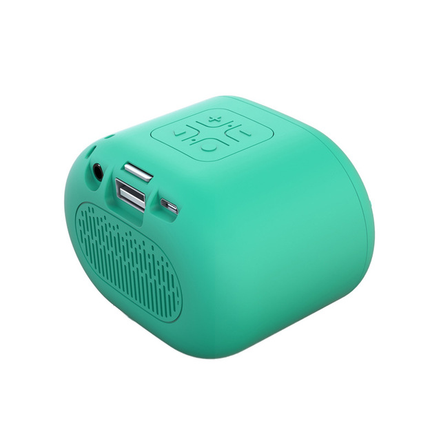 New B62 Wireless TWS Speaker RGB LED 3W Output Compact Subwoofer Deep Bass Partybox for 5.0 Voice Control Long Battery