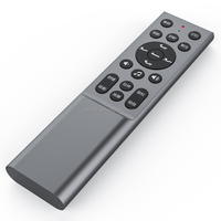 Control Remoto Universal JCXK RCT1019 de 19 Teclas con Código Fijo, Aleación de Aluminio, Alcance de 20m, Voz BLE, 2.4G IR, para TV, Cine en Casa, Proyector