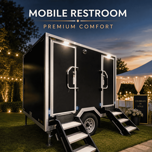 Toilettes mobiles de luxe TCHY TCT-06 au design contemporain, panneau sandwich anti-vandalisme, certifiées CE, salle de bain portable, garantie 1 an - Product Image 1