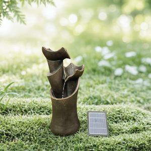 Fontaine d'eau extérieure classique de fontaine d'eau de panneau solaire de <span class=keywords><strong>trois</strong></span> couches dans l'énergie verte pour la décoration de jardin - Product Image 4