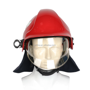 유럽 소방관 헬멧 CE EN 443/397 인증 모던 제트 하드 햇 열가소성 플라스틱 280-320C 고온 저항 - Product Image 3