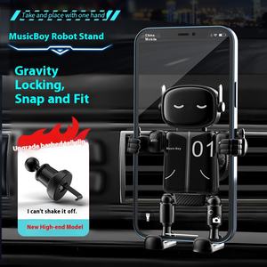 <span class=keywords><strong>Amazon</strong></span> Explosions Car Bracket Robot <span class=keywords><strong>Soporte</strong></span> para teléfono móvil con tono de vibración y salida de aire para navegación de automóvil - Product Image 1