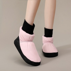Bottes colorées pour femmes hiver Ballet échauffement chaussons Ballet <span class=keywords><strong>danse</strong></span> bottes hiver femmes Point chaud ballerine pantoufles - Product Image 2