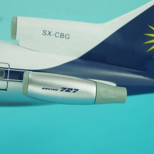 Écran statique en résine personnalisé pour modèles de cadeaux d'affaires à collectionner, <span class=keywords><strong>avion</strong></span>, Boeing B727-200 1/100 47cm - Product Image 5