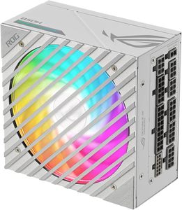 ROG Loki SFX-L 850W สีขาว พาวเวอร์ซัพพลายแบบถอดสายได้ทั้งหมด สำหรับเดสก์ท็อป 80+ Platinum พัดลม PWM ARGB ขนาด 120 มม. รองรับ <span class=keywords><strong>ATX</strong></span> <span class=keywords><strong>3.0</strong></span> PCIe 5.0 มีสินค้าในสต็อก - Product Image 4
