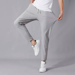 Venta caliente Ice Silk Casual Men's Summer Straight TRAJE PANTALONES Pantalones casuales Soporte para personalizar - Product Image 4