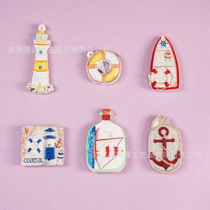 Aimants de réfrigérateur en résine en forme de crème glacée irrégulière, faits à la main, souvenirs de voyage, cadeau - Product Image 3