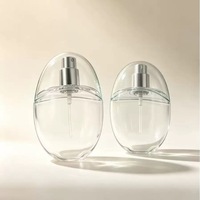 Nouvelles bouteilles de parfum en forme d'œuf de 50 ml, vaporisateurs portables rechargeables, flacons vides pour cosmétiques, brume, maquillage et parfum de voyage