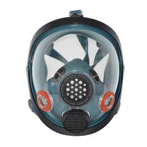 หน้ากากป้องกันแก๊สซิลิกอนแบบเต็มฟังก์ชันกรองแบบมืออาชีพพร้อมมุมมองขนาดใหญ่สำหรับเครื่องช่วยหายใจดับเพลิง - Product Image 2