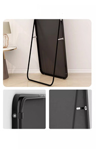Arched Frameless Full Length Floor <strong>Mirror</strong> White Frame <strong>Leaning</strong> <strong>Wall</strong> Mounted <strong>Mirror</strong> for Bedroom - Product Image 6
