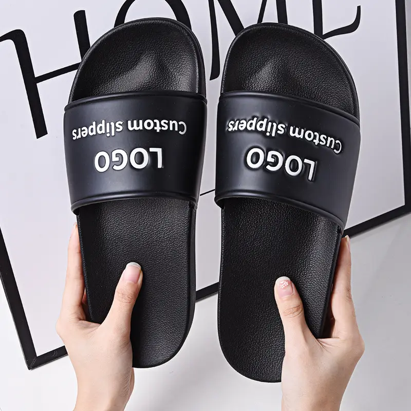 High Quality Printed Slider Sandal Men Unisex Custom Logo Ladies Slide Pool Sandals Non-slip Soft Casual Slides
