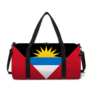 Bolsa de lona con bandera de <span class=keywords><strong>Guadalupe</strong></span> para mujer y hombre, bolsa de lona personalizada para viajes, deportes, gimnasio, bolsa de viaje deportiva - Product Image 2