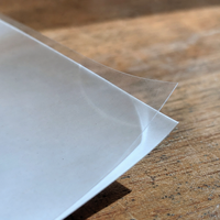20 feuilles 8,5x11 pour impression jet d'encre, autocollants en vinyle transparent, film de transparence pour jet d'encre