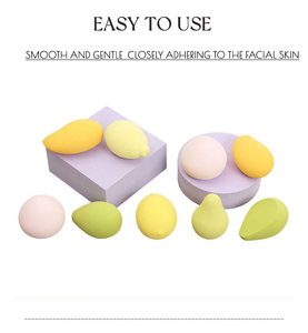 Juego de Esponjas de Maquillaje con <span class=keywords><strong>Forma</strong></span> de Fruta, 3 Piezas, Esponjas de Maquillaje Naturales, No Látex, Aptas para la Piel, Marca Privada - Product Image 2