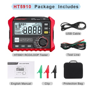 Strumenti Elettrici HABOTEST HT5910 Tester Interruttore Differenziale e Resistenza di Loop con Funzioni di Protezione - Product Image 6