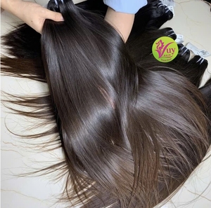 Extensiones de Cabello Humano Natural Negro Crudo de un Solo Donante, Cabello Liso de Camboya, Extensiones de Cabello Natural Negro sin Procesar al por Mayor - Product Image 2