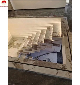 Escalera <span class=keywords><strong>de</strong></span> piedra sinterizada, escalones <span class=keywords><strong>de</strong></span> porcelana <span class=keywords><strong>de</strong></span> mármol Artificial Popular <span class=keywords><strong>Pandora</strong></span> - Product Image 3