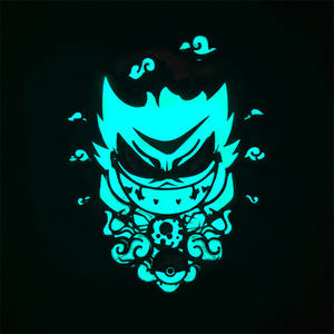 Spilla in metallo anime giapponese a forma di elfo luminoso a forma di zainetto decorazione distintivo pin glow in the dark hard smaltato spilla - Product Image 6