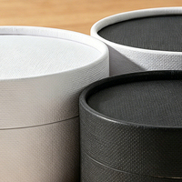 Contenant cylindrique écologique personnalisé pour cheesecake basque, emballage individuel pour gâteaux, biscuits, tube en carton