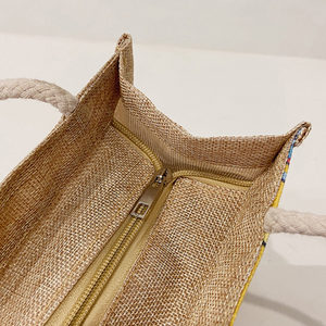 Bolsas de Yute con Recubrimiento de PE Natural Estilo Chino, Logotipo Personalizado, Ecológicas, Bolsas de Mano de Yute - Product Image 4