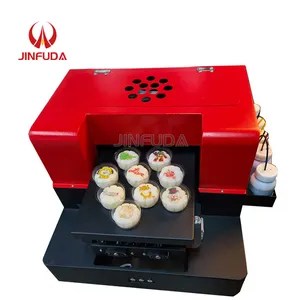 2021 Automatische Kleurrijke Inkjetprinters 3d Food Cake Koffieprinter Machine Met Ce-Certificaat Digitale Drukwerkmachines