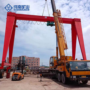 맞춤형 이동식 5톤 10톤 16톤 20톤 고무 타이어 갠트리 크레인 무선 리모컨 포함 - Product Image 3