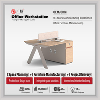 Bureau modulaire flexible avec structure en acier, rangement verrouillable et poste de travail extensible pour bureaux modernes