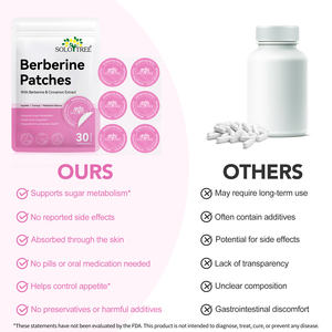 도매 베르베린 경피 웰빙 패치 여성을위한 면역 설탕 대사 조절 식욕 베르베린 패치 지원 - Product Image 6