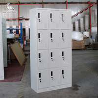 Nouveau produit technologique chinois : Casiers en acier pour gymnases et écoles, avec finition bois, 12 portes