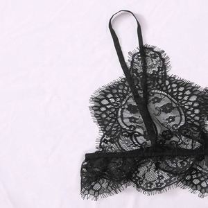X1434 nouvelle mode Sexy noir érotique dentelle Brale & culotte pyjamas ensemble Sexy tentation chambre Costume Mature Sexy Lingerie ensemble - Product Image 3