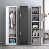 Armoire en acier à une porte, armoire de rangement en métal imperméable pour salle de sport, école, lieu de travail, organisateur durable et verrouillable