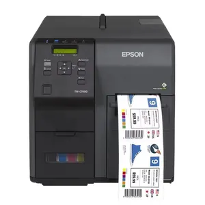 WorkForce WF-7520 Impressora jato de tinta colorida multifuncional sem fio de grande formato, scanner, copiadora, fax, nova condição, etiqueta, impressora