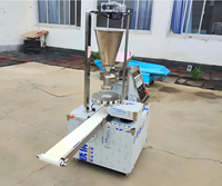 Machine automatique de fabrication de bao buns en acier inoxydable avec moteur, haute capacité, ligne de production 20 pièces/min pour Baozi, Momo et Siopao