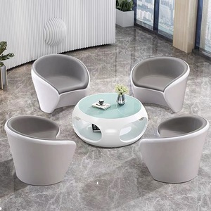 Luxury Nordic Coffee <b>Table</b> Designer Creative Round Glass Modern Oval Coffee <b>Table</b> for Living Room Coffee Shop - Product Image 3